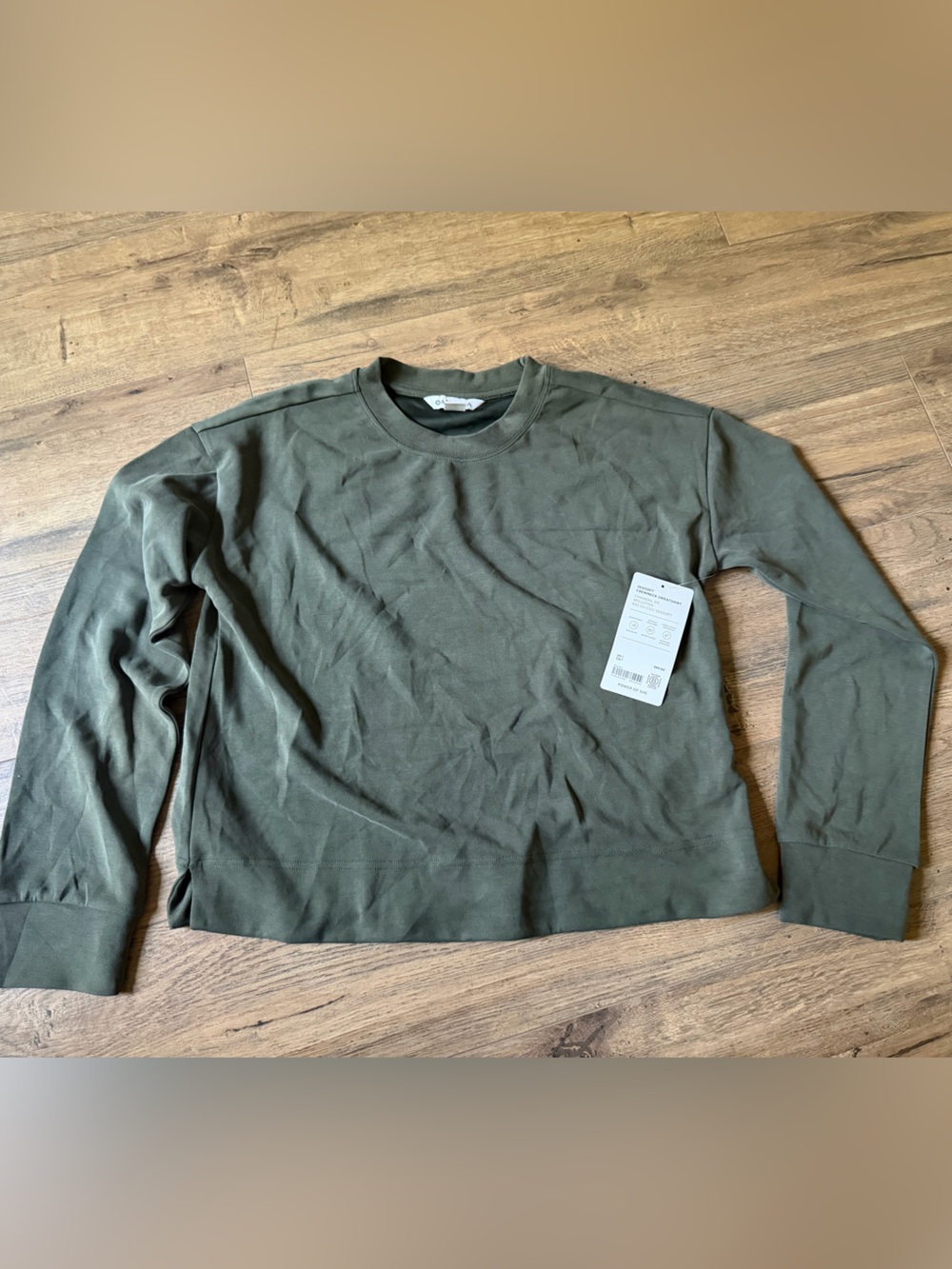 Athleta Seasoft Crewneck Sweatshirt Sage Size S